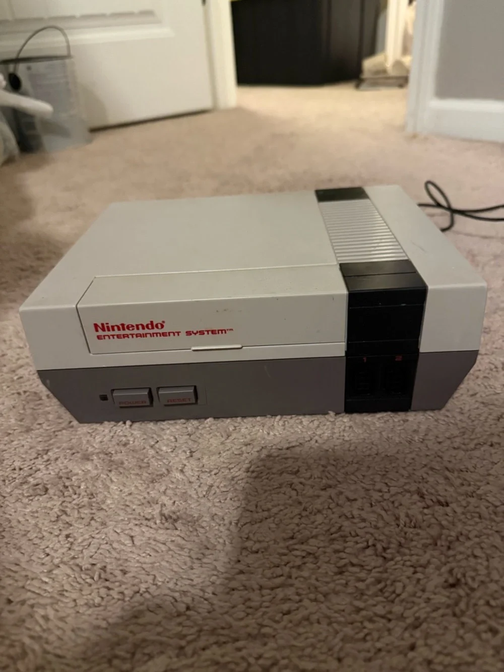 Nintendo Gray Retro Console Bundle with Gray Controllers and NES Advantage